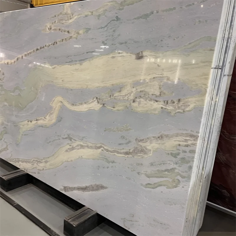 product natural backlit white marble blue cloud marble slab for interior wall and floor design-3