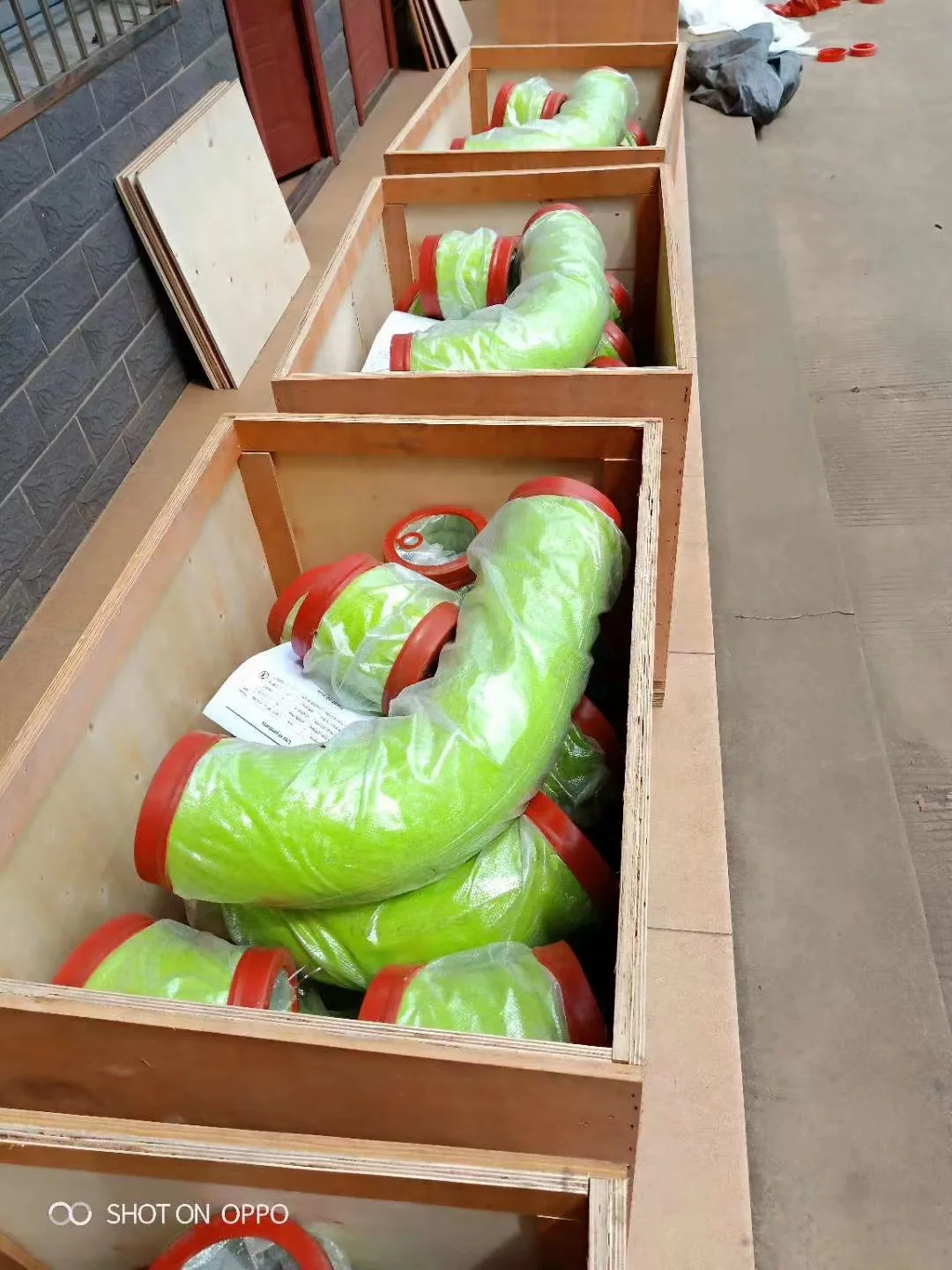 Construction Machinery Parts Concrete Pipeline Bend Elbow For Xcmg