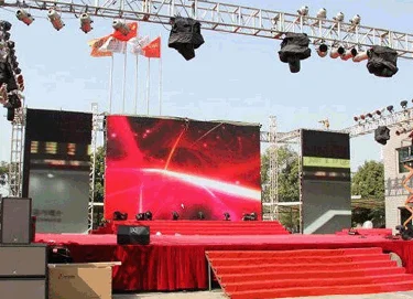 TUV Outdoor Rental LED Display P6 SDK 1R1G1B 6000cd/Sqm Waterproof