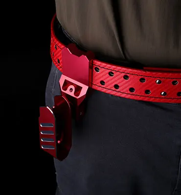 Emerson] IPSC tactical Shooting Duty Belt [Red][Large] – SIXmm (6mm)