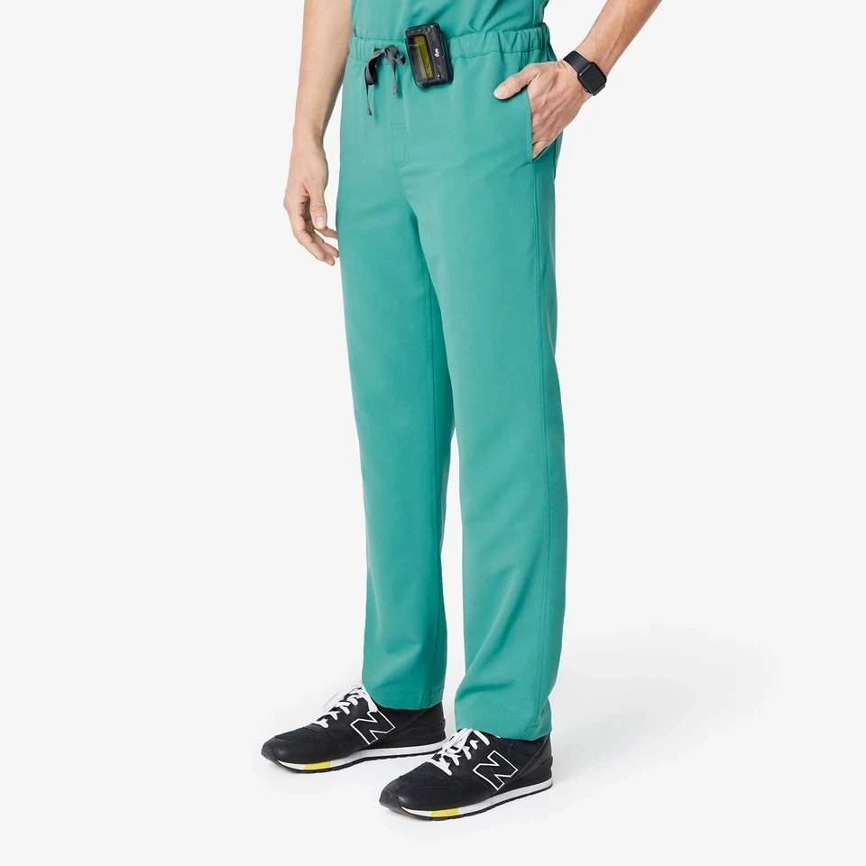 2025 Factory Made Men Custom Designer Double Stitched Medical Scrubs Suit Stretch Salon Uniform Set Medical Uniforms for Men