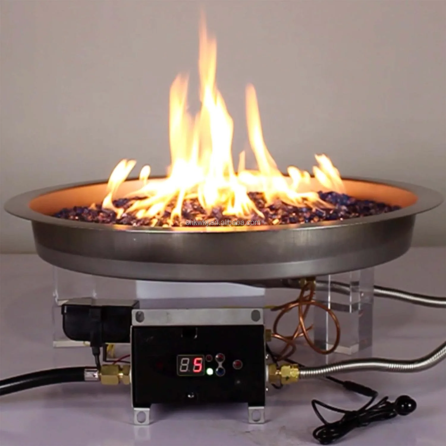 Remote Control Fire Pit Burner Kit Gas Fire Pit Inserts Propane Gas