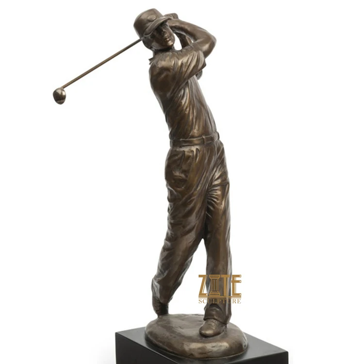 Garden Polyresin Golf Decoration Life Size Resin Golfer Statue Buy
