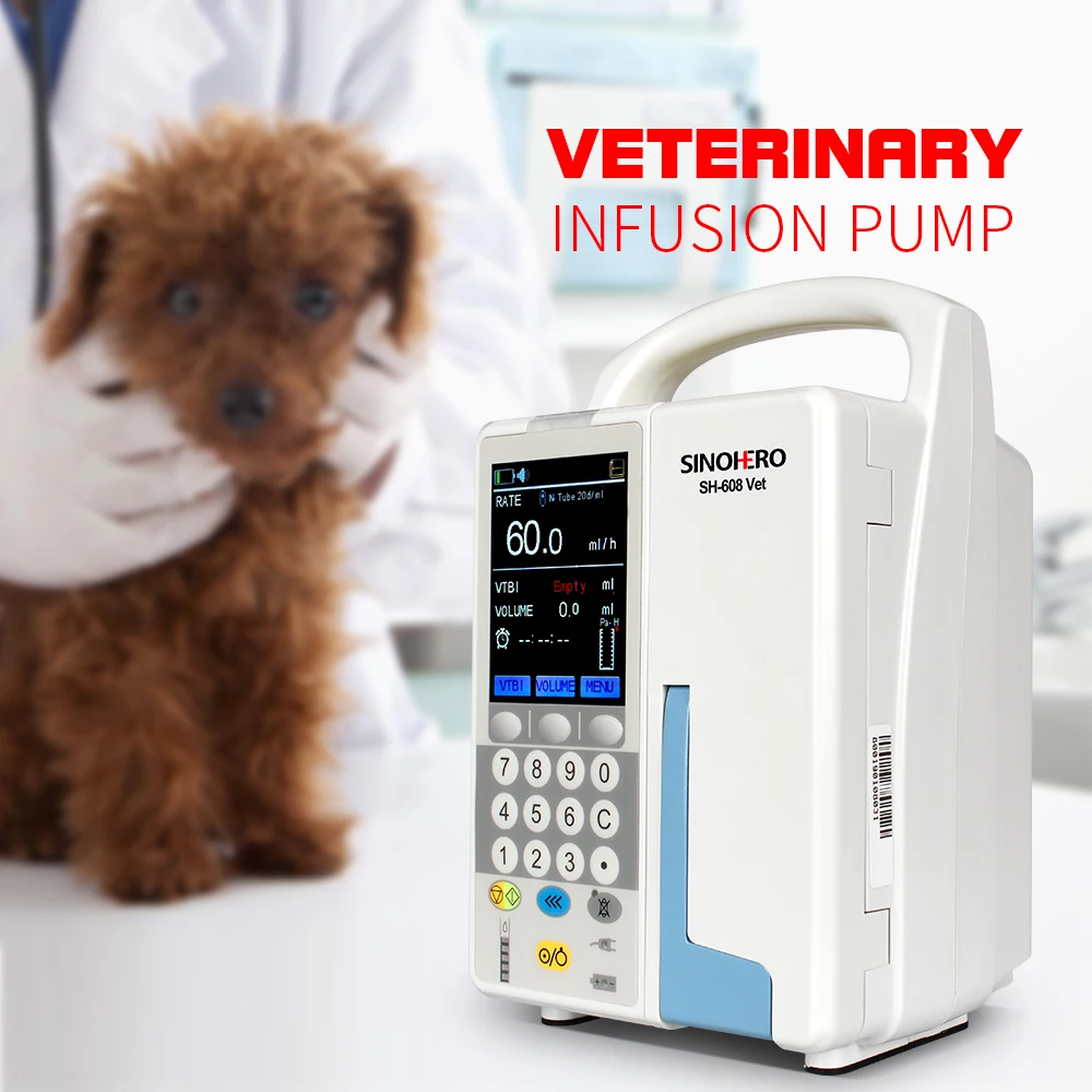 New Model Vet Clinic Medical Device Supply Veterinary Infusion Pump for Animal
