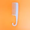 Silver-wide-tooth comb