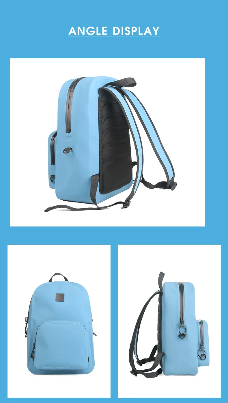 Factory Custom New Design 6L Waterproof Daypack Lightweight Travel Backpack with Airtight Zipper Waterproof Bag Backpack
