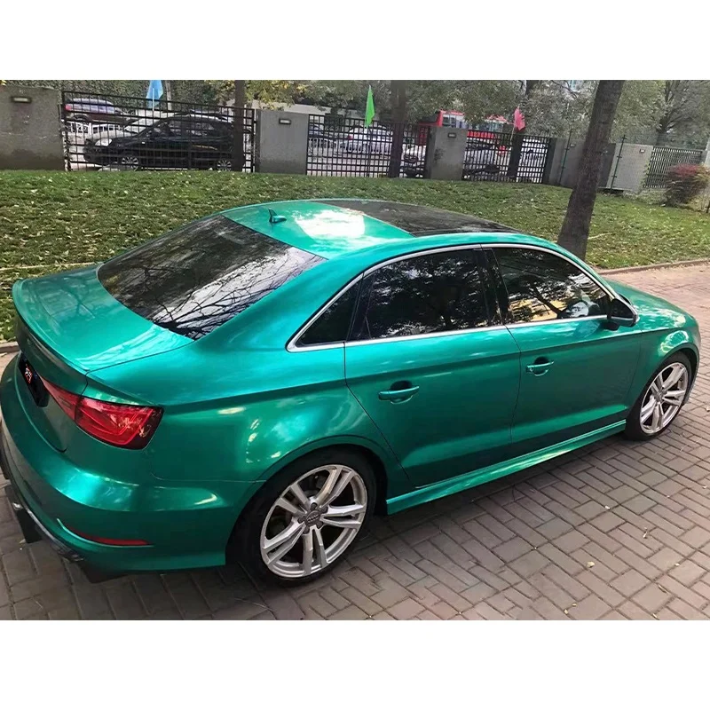 Carlas 1.52 18M Multicolor Super Glossy Metal Wrap Car Vinyl Wrapping Film Sticker Decal Sheet Used