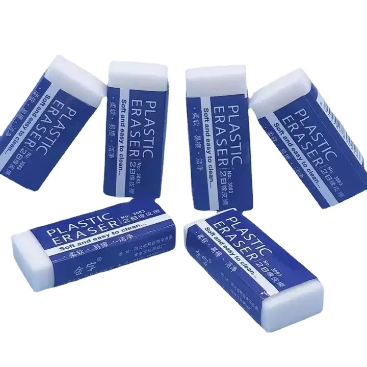 Рекламный мягкий белый ластик 42*18*11 мм, канцелярские принадлежности для студентов и детей, Классический Прочный ластик