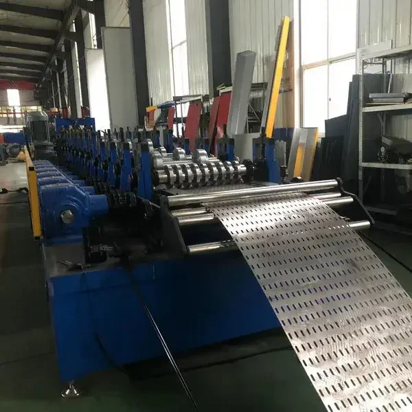 Heavy Duty Cable Tray Roll Forming Machine Galvanized Steel Cable Tray ...