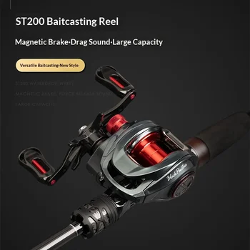 Demon Hunter Magic Shadow M Carbon Luya Rod Perch Fishing Tackle Far-throw Foldable 2.04-2.70m Spinning Drop Wheel Set – Soft Lure – view 5