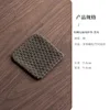ที่รองแก้วคริสตัล - สีดำ/เทา