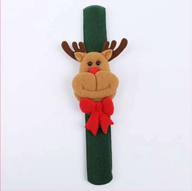 LED Light Christmas Slap Circle Wrist Band