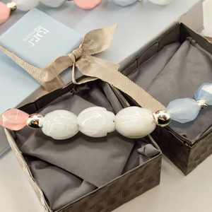 Elegant Luxurious Fine Beaded Bracelets with Natural Jadeite Crystal for Gift Occasions