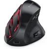 BT/2.4G Wireless Mouse Daul Model Mouse Rechargeable Optical Mice BT Vertical Mouse Compatible  Mac Windows
