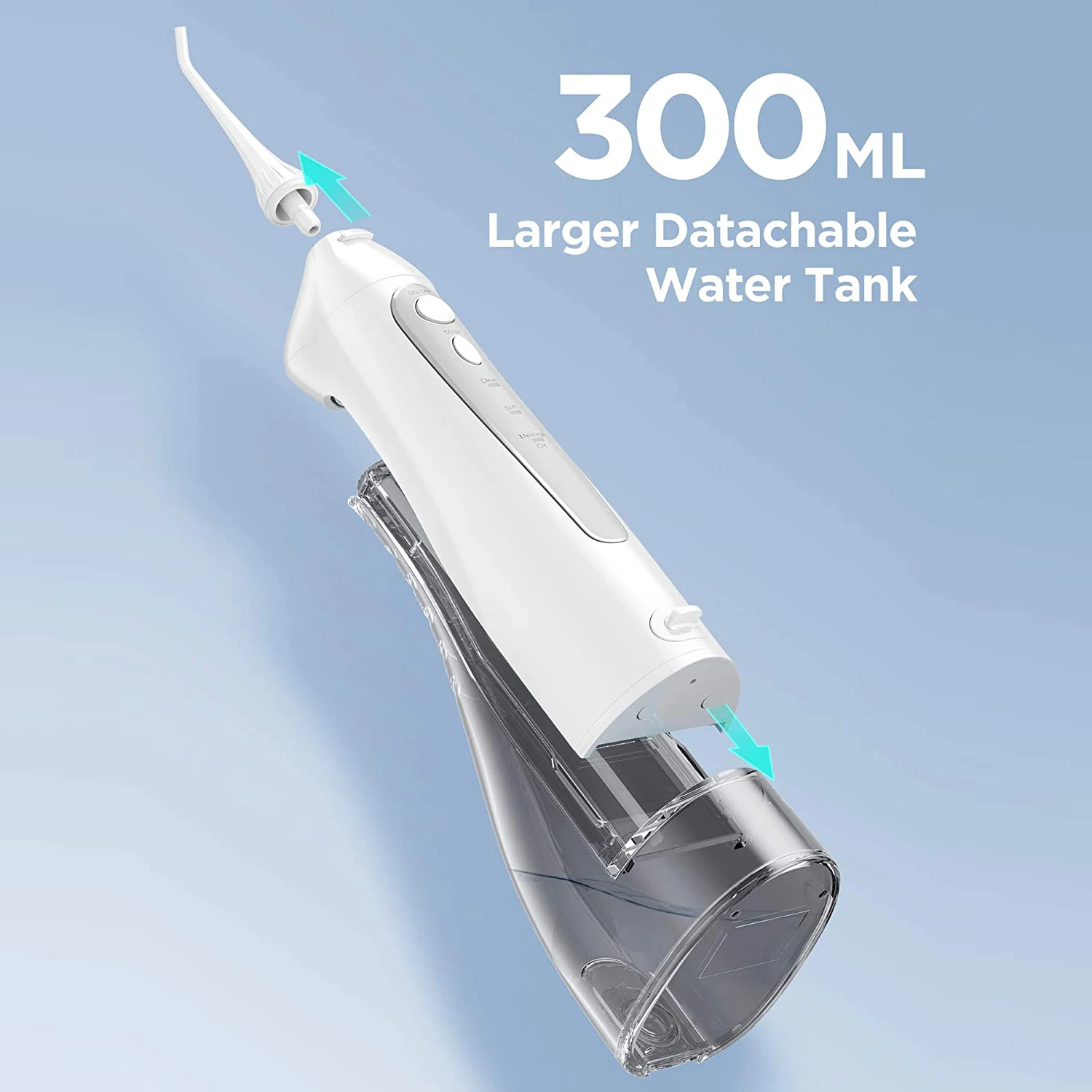 
 Беспроводной стоматологический уход за полостью рта Risuntech F5020E, портативная водная нить для чистки зубов, 300 мл  