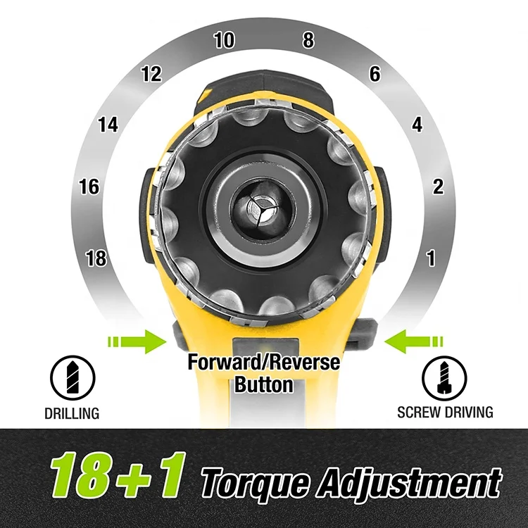 Greatstar 20V Аккумуляторная дрель шуруповерт Сверл с удвоенной скоростью беспроводной Наборы инструментов Combi Сверла Набор отверток с 16 шт. отвертка аксессуары