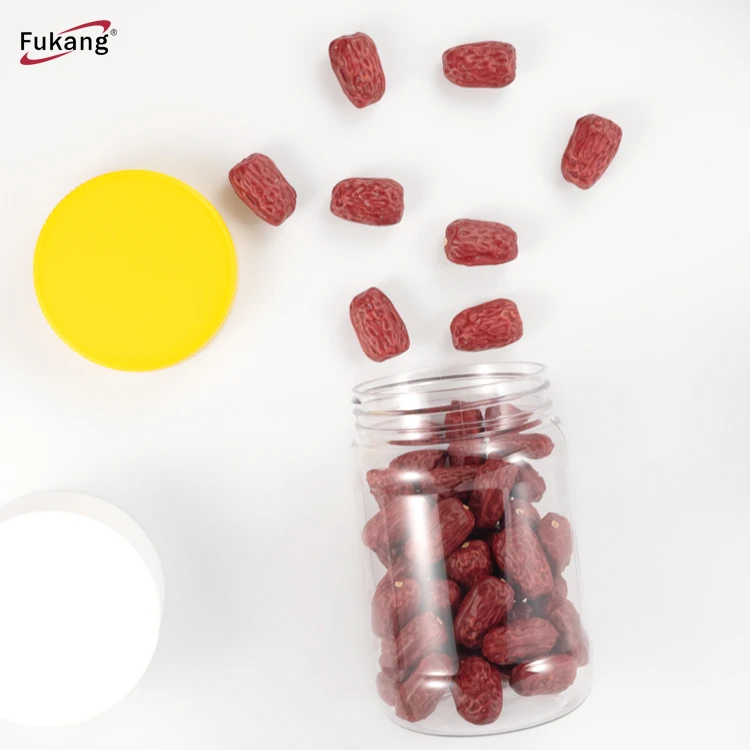 ODM/OEM Small Peanut Butter Packaging Bottle Jar clear Round Containers Screw Lids for Peanut Butter Plastic Bottle Jar