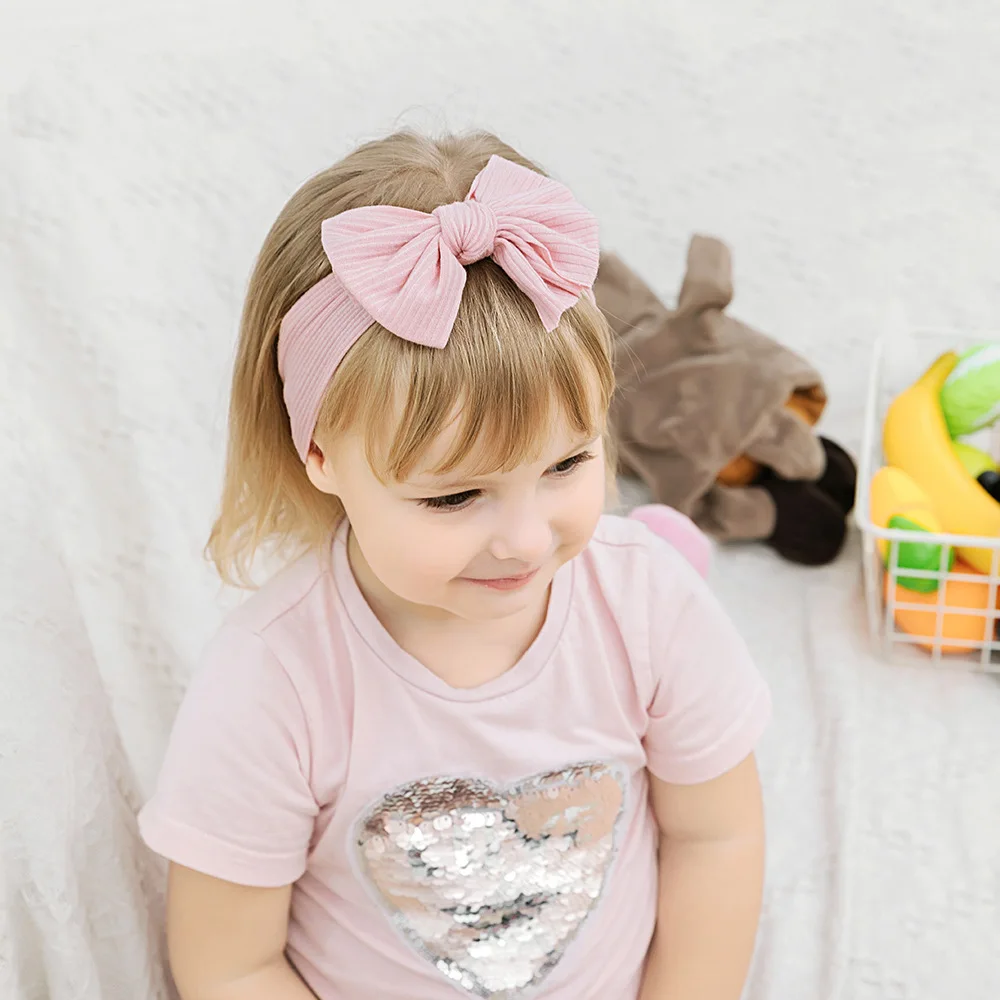 Kids Baby Girls Head Accessories Hairband Elastic Flower Crown Lace Headwear 