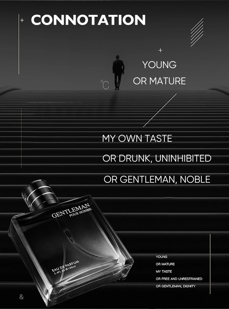 100ml Custom Men's Perfume Fragrance Spray Perfume Gift Sets Long