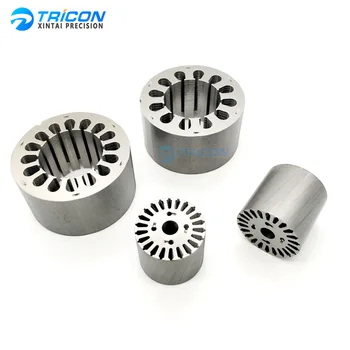 Customizable Rotor Stator Laminated Iron Core Silicon Steel Brushless Motor Core for Induction Machine