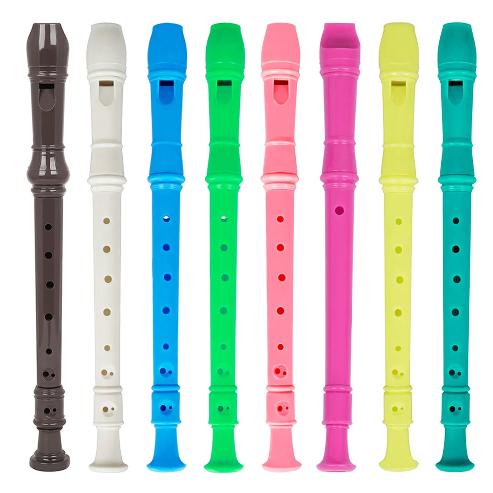 Professional Eight Hole Treble Long Flute Soprano Recorder Clarinet Food Grade ABS Non Toxic Recorder Flute