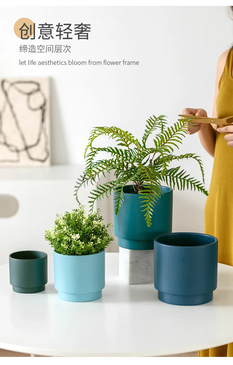 Garden Decor Flower Pots & Planters Ceramic Garden Flower Planter Pot