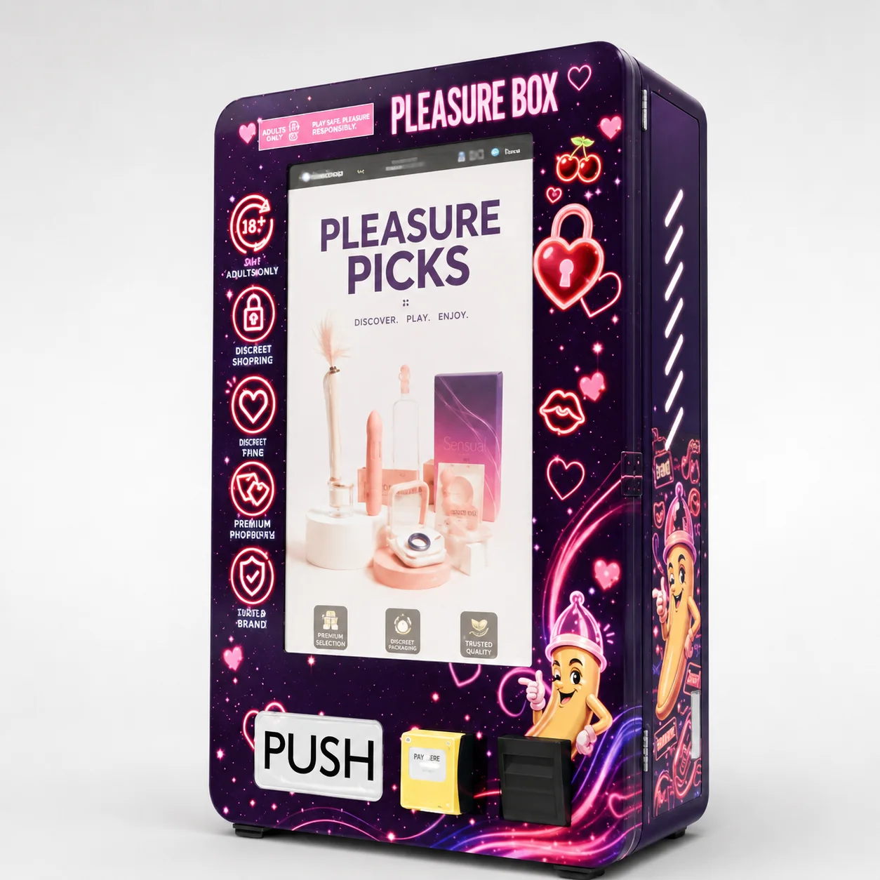 OEM/ODM Smart Sanitary Napkins Pad Condoms Adult Products Wall Mounted Vending Mechanical Mini Women Tampon Vending Machine