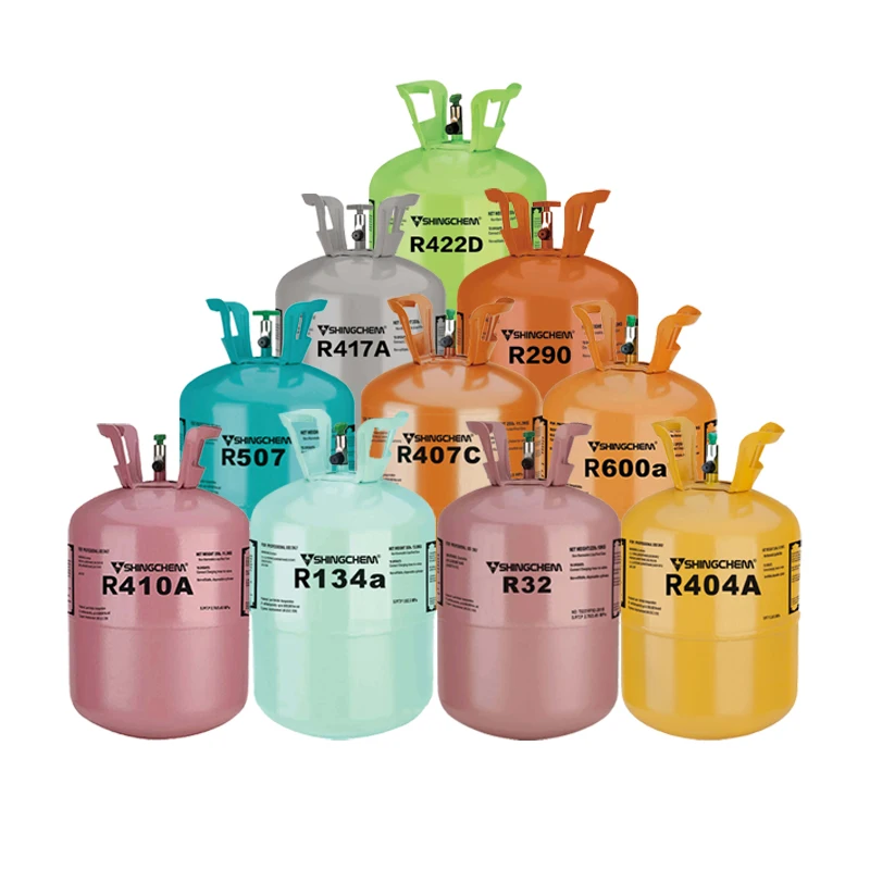 SHINGCHEM Refrigerant gas Cylinder R134a R410a R32 R404a R507a R600a ...