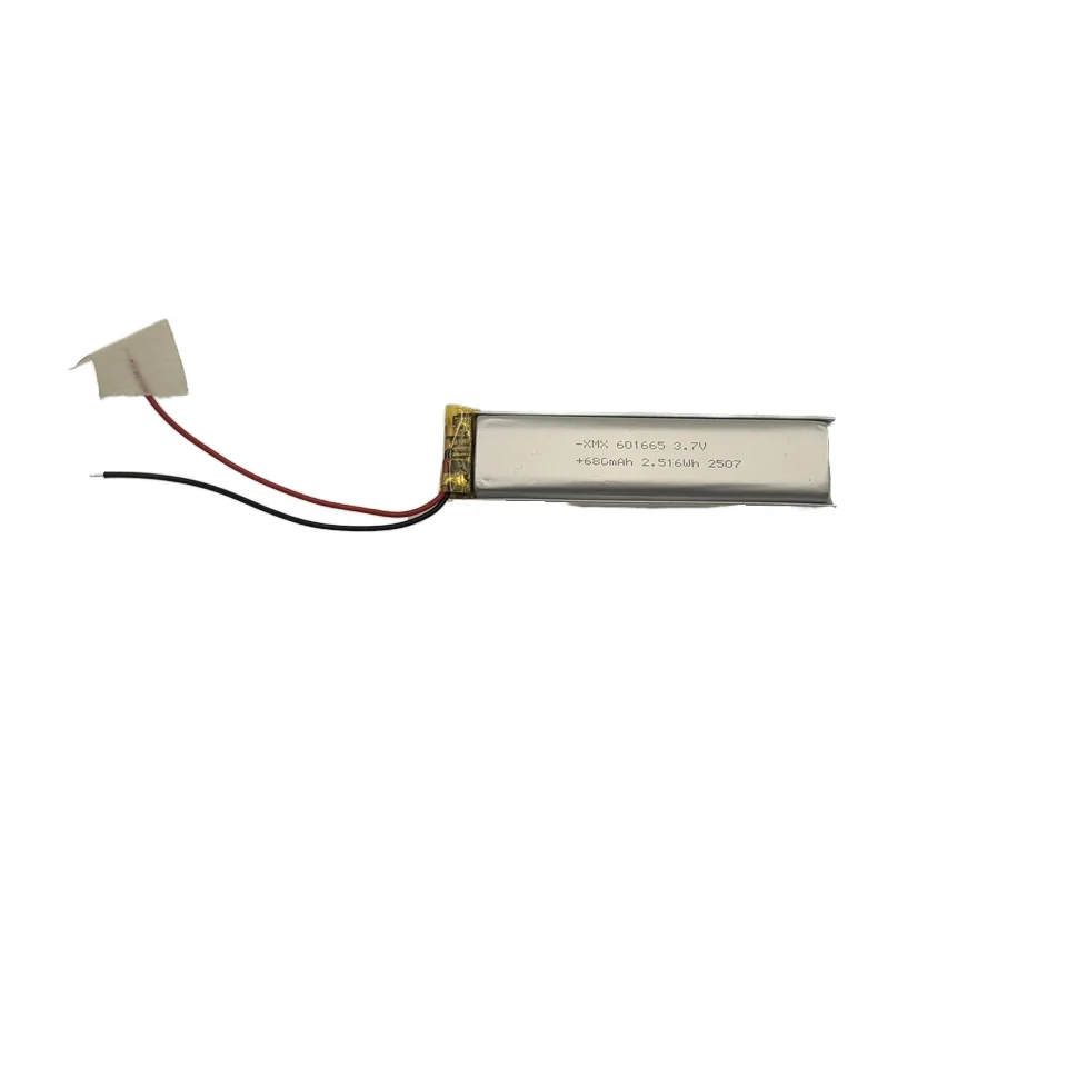 Factory Supplies Rechargeable 601665-680mAh 3.7V Silver Polymer Lithium Ion Battery for Reading Pen Recording Pen Portable H5aaea94cc2ff414489762acbb954bd690