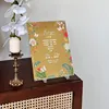 Gold mirror wedding certificate 2129cm