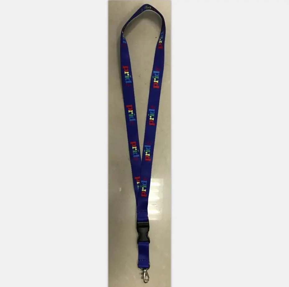 Custom Printing Double Side Printing Palestine Flag Reversible Lanyard