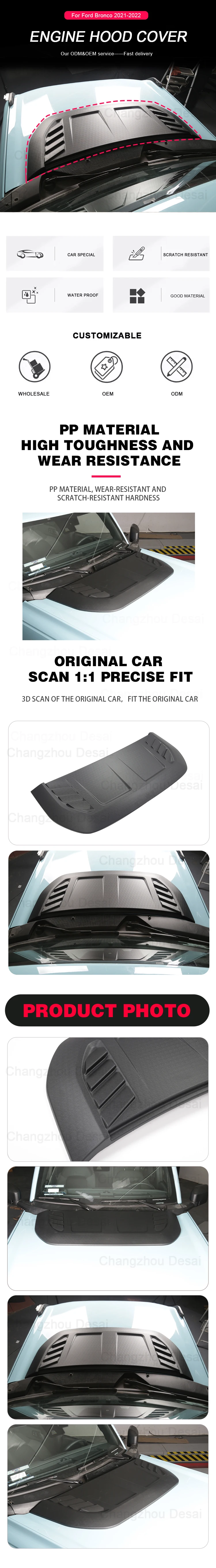 2021 2022 2023 Car Body Parts Car Extior Accessories Air Vent Hood