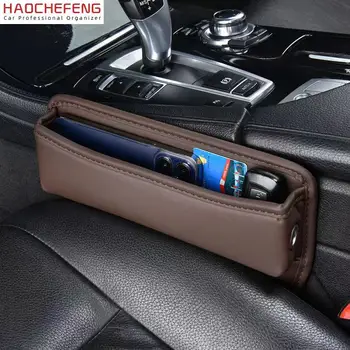 Haochefeng Car Seat Gap Filler For Phones Glasses Keys Cards console Side Pocket Organizer Car Seat Gap Fille