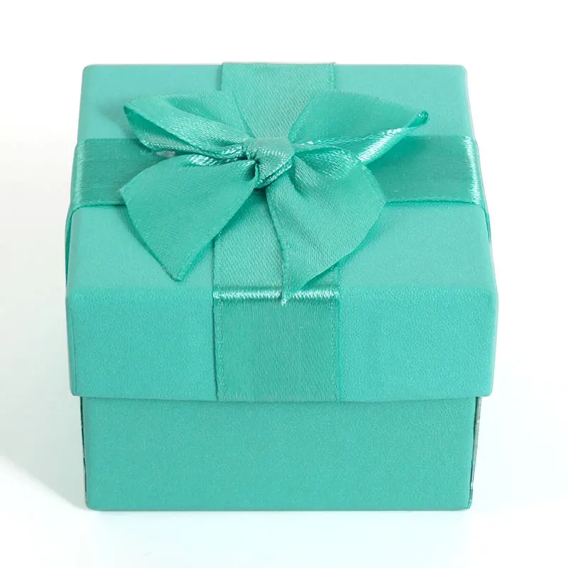 12 X Pack Blanc Cadeau Boîtes Avec Papillon Imprimer Bijoux Cadeaux Papier Cadeau 