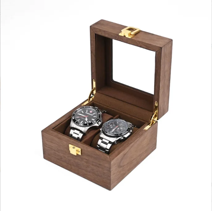Wholesale Luxury High End Custom Watch Boxes Wooden Single Double Three