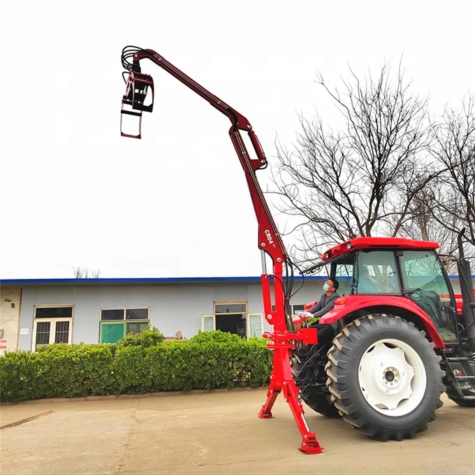 Forestry Tractor Timber Crane Logging Lifting Crane