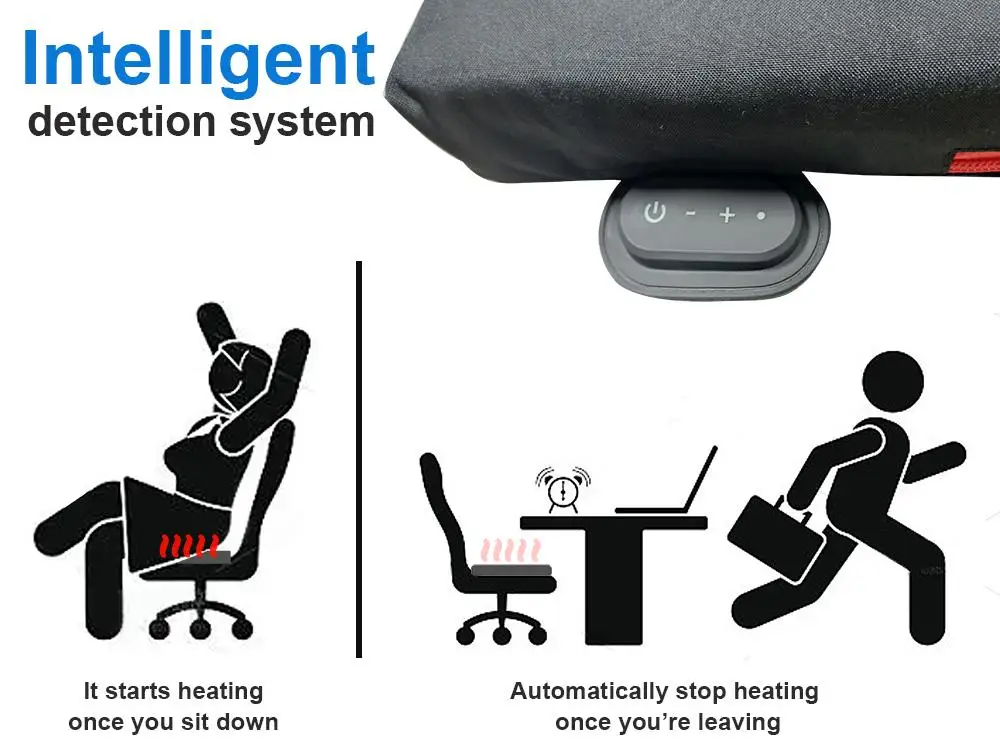 New Arrive Usb Powered 3 Heat Levels Graphene Electric Heating Pad Car