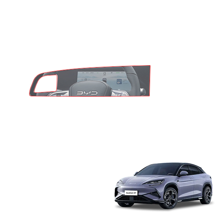 فيلم حماية شاشة اللمس للملاحة على التابلوه الخاص بسيارة BYD Sealion 7 EV مع إكسسوارات داخلية وواقٍ زجاجي مقاوم للصدمات