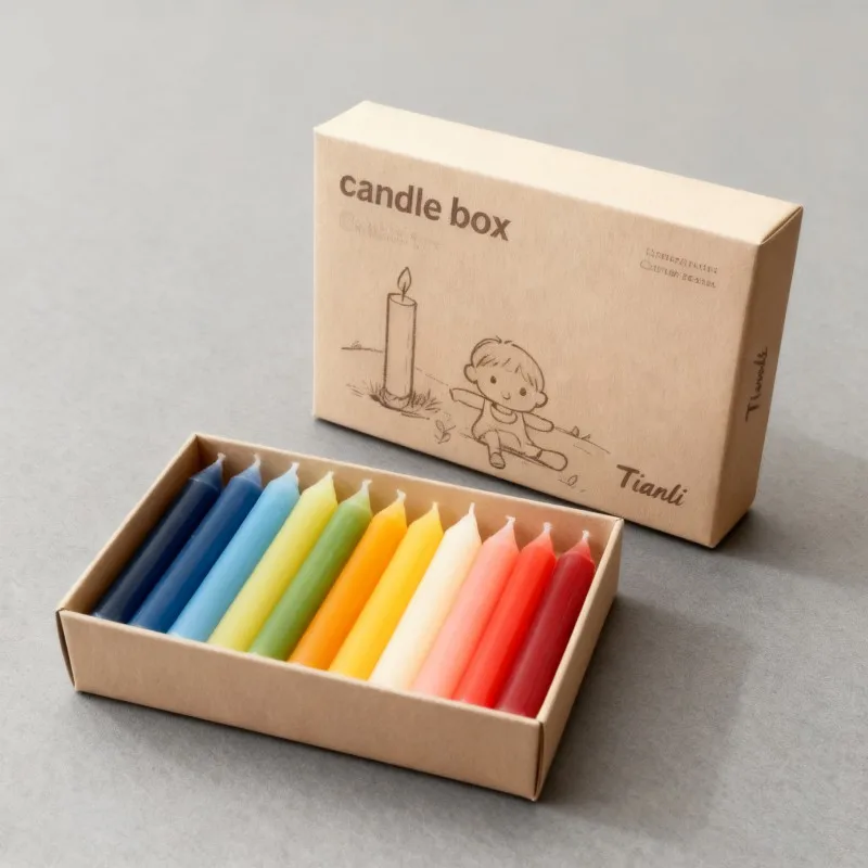 Scatola riciclata con stampa digitale personalizzata per matrimoni, scatola profumata per candele con aroma, confezione per candele con il tuo LOGO