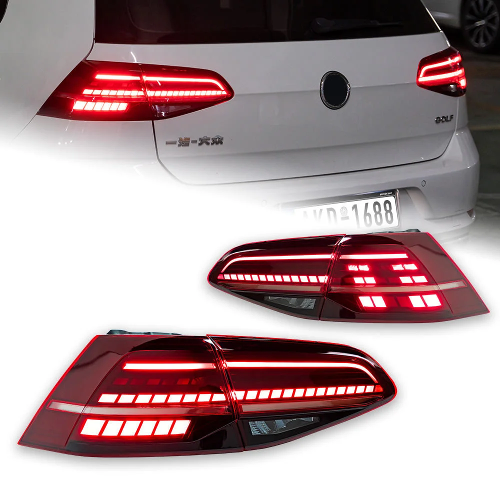 Car Styling Rear Lamp For VW Golf 7 LED Tail Lights 2013-2020 Golf 7.5 Signal Stop Brake MK7 MK7.5
