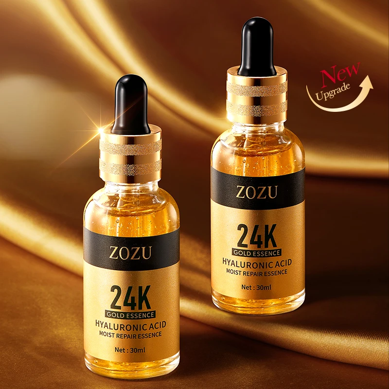 24k Gold Anti-aging Hyaluronic Acid Facial Serum - Oem