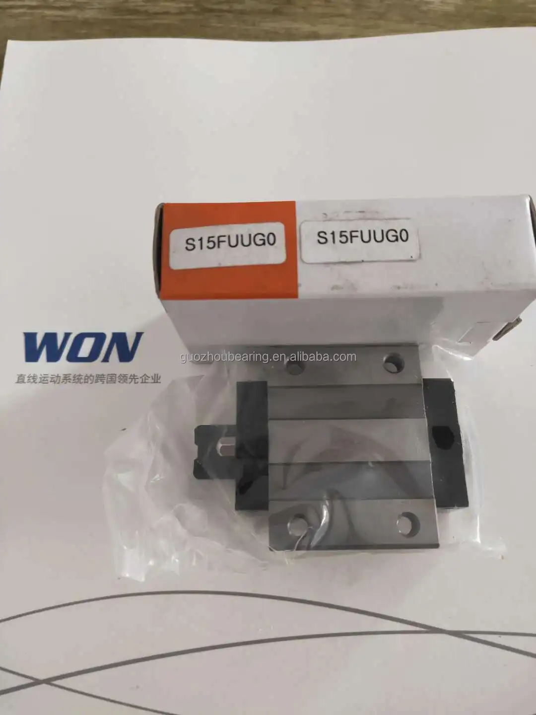 Original WON Linear Motion Guide Bearing Linear Guide Block S15C S15CUU S15CUUG0 S15CSSG0 S15CUUG1 S15CSSG1