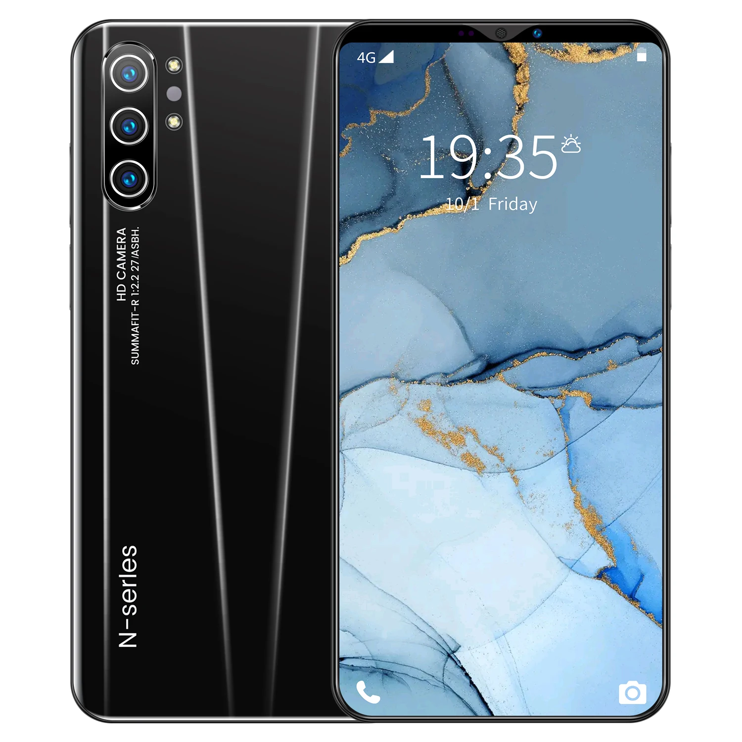 Мобильный телефон Note10 + 4 Гб + 64 Гб 8 Мп + 16 МП 4800 мАч 5,8 дюйма по низкой цене 4g смартфон Android