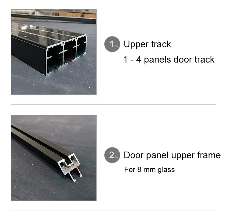 Hdsafe Wall Mounted Sliding Door Track And Roller For Sliding Door