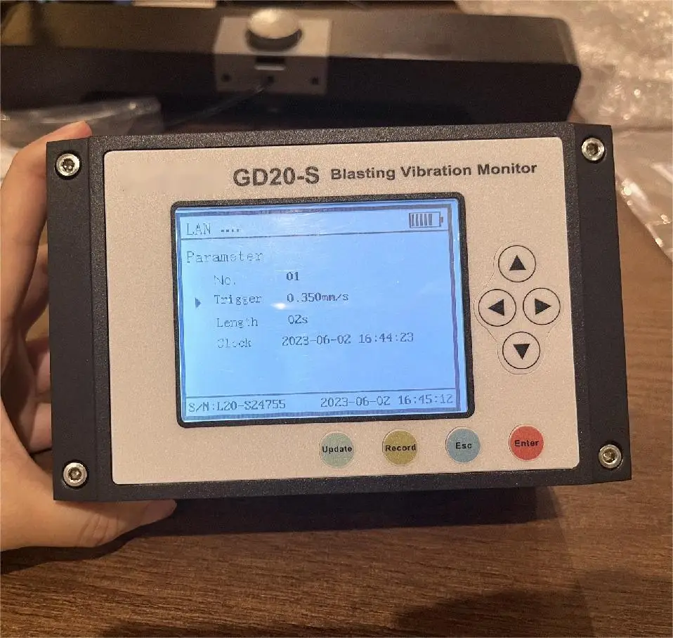 Vibration Analysis for Blasting Blasting Vibration Monitoring Machine for Sale High Accuacy Blasting Vibrometer