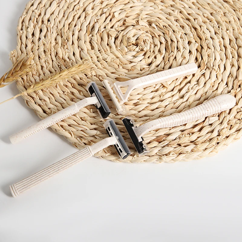 Custom Logo Eco Friendly Biodegradable Customized New Design Hotel Shaving Kit