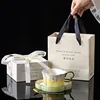 Yellow-talent flower gift bag