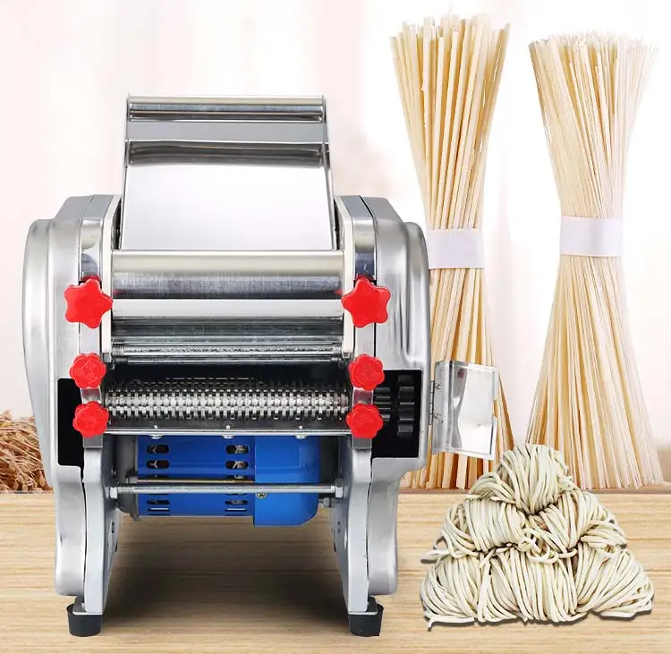  220V Electric Pasta Maker Stainless Steel Noodles Roller Machine  for Home Restaurant Commercial - Width 240mm : Home & Kitchen