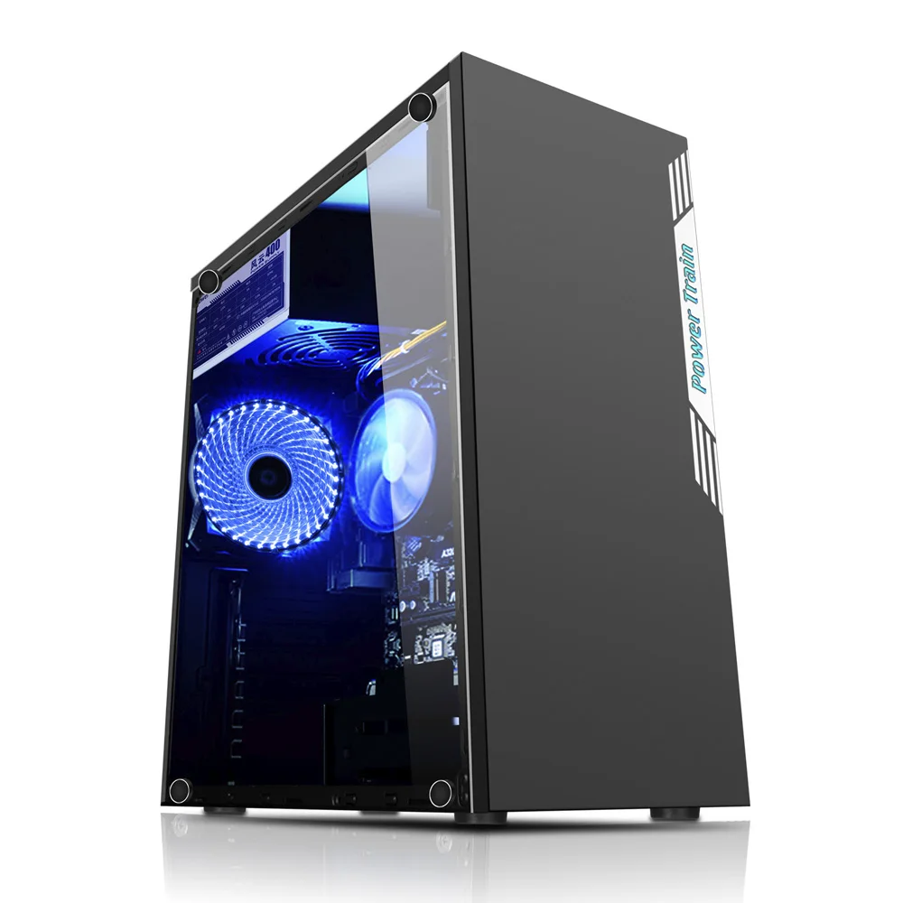 White Full Tower Atx/m-atx/mini-itx Office Pc Computer Gaming Case ...