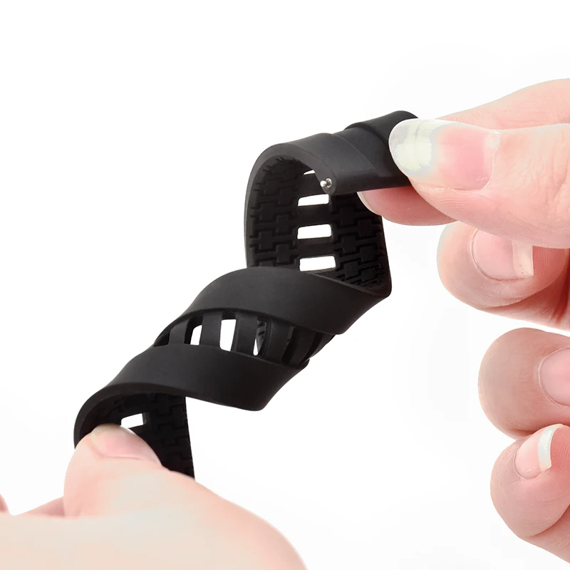 22mm Watchband Quick Release Soft Silicone Watch Strap Wristband for Samsung Galaxy Watch